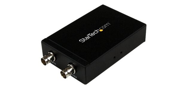 StarTech.com Convertisseur 3G SDI vers HDMI avec sortie SDI en boucle jusqu'à 230m - Noir
