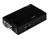 StarTech.com Convertisseur haute résolution VGA vers Composite ou S-Video.