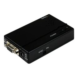 StarTech.com Convertisseur haute résolution VGA vers Composite ou S-Video.