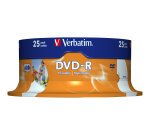 Verbatim 43538 DVD vierge 4,7 Go DVD-R 25 pièce(s)