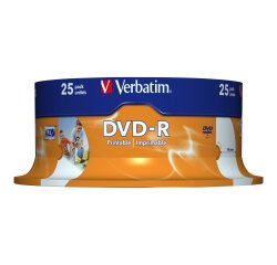 Verbatim 43538 DVD vierge 4,7 Go DVD-R 25 pièce(s)