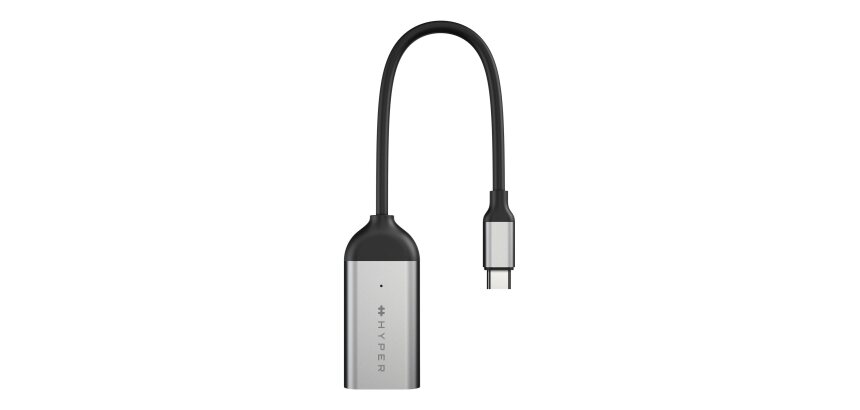 HYPER HD-H8K USB Type-C HDMI Acier inoxydable