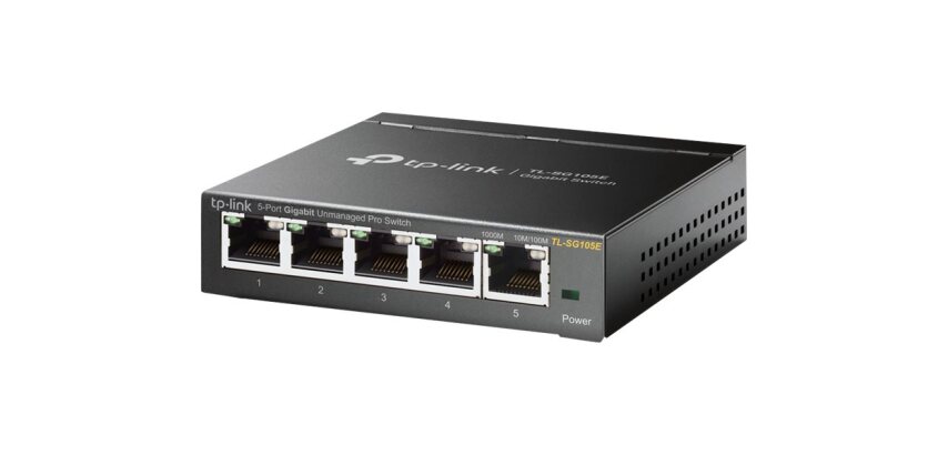 TP-Link TL-SG105E commutateur réseau Géré L2 Gigabit Ethernet (10/100/1000) Noir