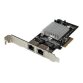 StarTech.com Carte Réseau PCI Express 2 Ports Gigabit Ethernet 10/100/1000 avec Chipset Intel i350