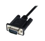 StarTech.com Câble Null Modem Croisé Série RS232 DB9 1 m - Noir