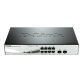 D-Link DGS-1210-08P Géré L2 Gigabit Ethernet (10/100/1000) Connexion Ethernet, supportant l'alimentation via ce port (PoE) Noir