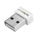 StarTech.com Mini Clé USB Sans Fil N 150 Mbps - Adaptateur USB WiFi 802.11n/g 1T1R - Blanc