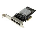 StarTech.com Carte réseau PCI Express à 4 ports Gigabit Ethernet avec chipset Intel I350