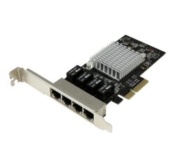 StarTech.com Carte réseau PCI Express à 4 ports Gigabit Ethernet avec chipset Intel I350