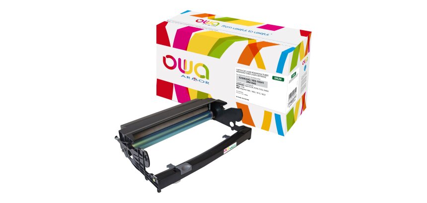 Tambour remanufacturé OWA - standard - Noir - pour LEXMARK E250X22G, DELL 593-10241, IBM 39V1645