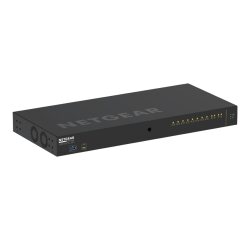 NETGEAR GSM4212P Géré L2/L3 Gigabit Ethernet (10/100/1000) Connexion Ethernet, supportant l'alimentation via ce port (PoE) 1U Noir