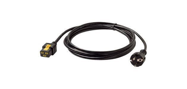 APC , Power Cord, Locking C19 to CEE/7 Schuko, 3.0m