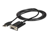 StarTech.com Câble Adaptateur USB vers RS232 Série - Câble DB9 Série DCE avec FTDI - Null Modem - USB 1.1 / 2.0 - Alimenté par Bus