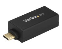 StarTech.com Adaptateur USB C vers Gigabit Ethernet - Adaptateur Réseau 1Gbps NIC USB 3.0/USB 3.1 Type C - 1GbE USB-C vers RJ45/Port LAN TB3 Compatible Windows MacBook Pro Chromebook