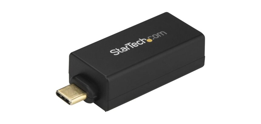 StarTech.com Adaptateur USB C vers Gigabit Ethernet - Adaptateur Réseau 1Gbps NIC USB 3.0/USB 3.1 Type C - 1GbE USB-C vers RJ45/Port LAN TB3 Compatible Windows MacBook Pro Chromebook
