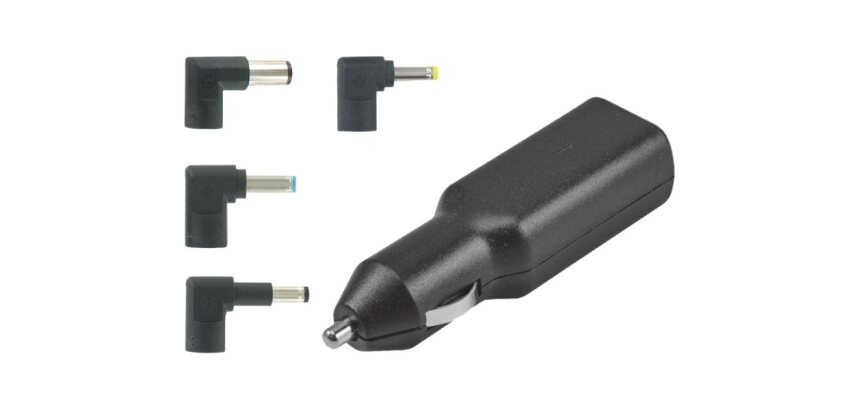 DLH DY-LI3841 chargeur d'appareils mobiles Ordinateur portable Noir Allume-cigare Auto