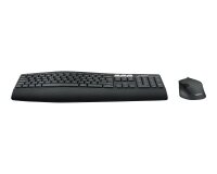 Logitech 920-008222 clavier Souris incluse Universel RF sans fil + Bluetooth AZERTY Français Noir