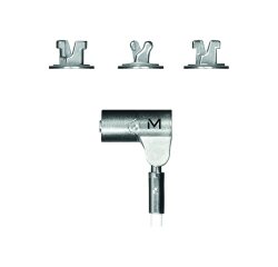 Mobilis 001271 câble antivol Argent 2 m