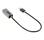 StarTech.com Adaptateur Réseau USB 3.0 à Gigabit Ethernet - 10/100/1000 Mbps, USB à RJ45, Adaptateur USB 3.0 à LAN, Adaptateur USB 3.0 Ethernet (GbE), Câble de Raccordement de 30cm, Installation Sans Pilote