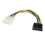 StarTech.com Câble Adaptateur d'Alimentation Molex vers SATA - LP4 Mâle vers SATA Power Femelle - 15 cm