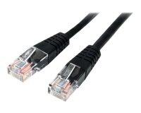 StarTech.com Câble patch UTP Cat5e de 15 m avec RJ45 moulé noir - Cordon de connexion de 15 m