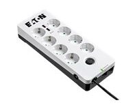Eaton PB8TUD protection surtension Noir, Blanc 8 sortie(s) CA 220 - 250 V 1,5 m