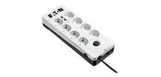 Eaton PB8TUD protection surtension Noir, Blanc 8 sortie(s) CA 220 - 250 V 1,5 m