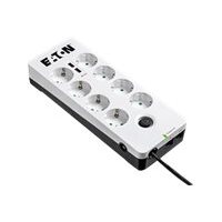 Eaton PB8TUD protection surtension Noir, Blanc 8 sortie(s) CA 220 - 250 V 1,5 m