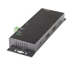StarTech.com Hub USB C 4 Ports 10Gbps - Hub Industriel USB Type C - Métal - 2x USB-C & 2x USB-A - Protection Surtension ESD - Hôte USB-C ou USB-A - Hub USB 3.2 Gen 2 Auto-Alimenté Montable