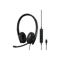 EPOS Tweezijdige on-ear USB-C-headset met ANC, gecertificeerd voor Microsoft Teams