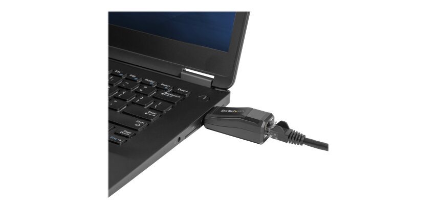 StarTech.com Adaptateur Réseau USB 3.0 vers RJ45 Gigabit Ethernet - 10/100/1000Mbps - Noir