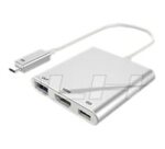 DLH DY-TU2720G station d'accueil USB 3.2 Gen 2 (3.1 Gen 2) Type-C Blanc
