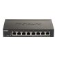 D-Link DGS-1100-08PV2 Géré L2/L3 Gigabit Ethernet (10/100/1000) Connexion Ethernet, supportant l'alimentation via ce port (PoE) Noir