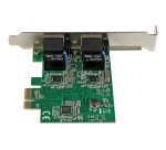 StarTech.com Carte réseau PCI Express à 2 ports Gigabit Ethernet - Adaptateur NIC PCIe GbE
