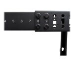 StarTech.com Rack Serveur Mobile 12U 4 Poteaux, Rack Réseau 19" 4 Poteaux avec Roulettes, Rack Roulant avec Profondeur Ajustable pour PC/AV/Données/Informatique - Roulettes, Pieds de nivellement ou Fixation au Sol