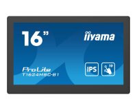 iiyama T1624MSC-B1 écran plat de PC 39,6 cm (15.6") 1920 x 1080 pixels Full HD LED Écran tactile Noir