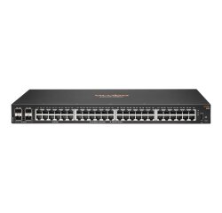 HPE Aruba Networking Aruba 6100 48G 4SFP+ Géré L3 Gigabit Ethernet (10/100/1000) 1U Noir