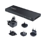 StarTech.com Splitter HDMI 4 Ports - Répartiteur HDMI 4K 60Hz avec Scaler Intégré - Répartiteur HDMI 1 Entrée 4 Sorties - Splitter HDMI 1080p PC - Port Optique 3.5mm