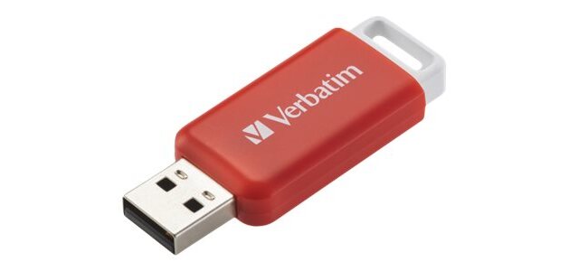 Verbatim DataBar lecteur USB flash 16 Go USB Type-A 2.0 Rouge