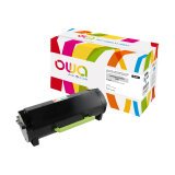 Toner remanufacturé OWA - haute capacité - Noir - pour LEXMARK 50F2X00, 50F0XA0, 50F2X0E