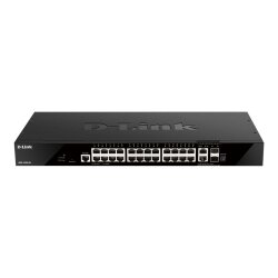 D-Link DGS-1520-28 commutateur réseau Géré L3 10G Ethernet (100/1000/10000) 1U Noir