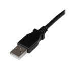 StarTech.com câble USB 2.0 A vers USB B coudé à droite Mâle / Mâle pour imprimante - 3 m - Noir