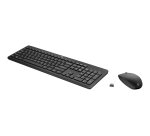 HP 230 WL MOUSE+KB COMBO FR clavier Souris incluse Bureau RF sans fil Noir