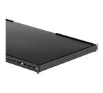 StarTech.com Étagère Réglable pour Montage en Rack Serveur 1U - 150 kg - Profondeur de Montage Réglable de 49,5 à 97,4cm Plateau Universel pour rack d'équipement AV/réseau 19" - Profondeur 69,8 cm
