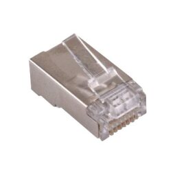 MCL RJ-45B6U-100 connecteur de fils RJ-45 Argent