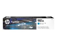 HP 981A - cyan - original - PageWide - ink cartridge