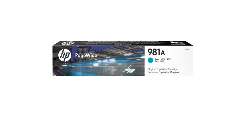 HP 981A - cyaan - origineel - PageWide - inktcartridge