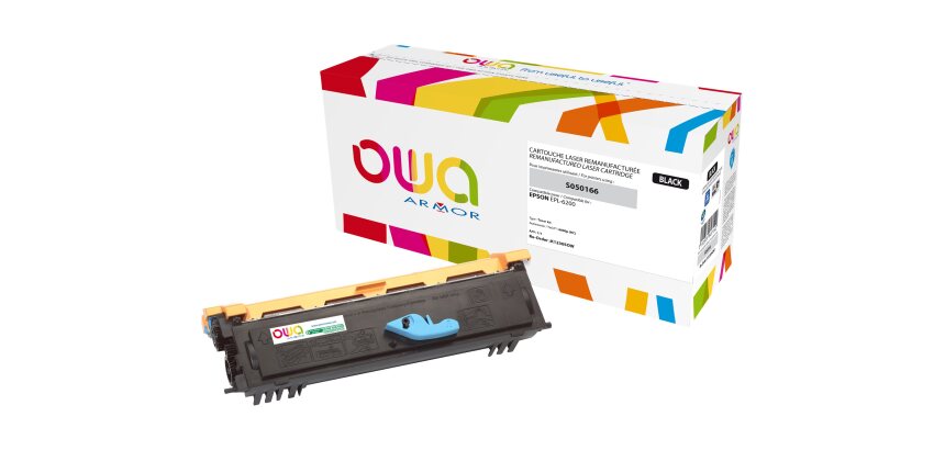 Toner remanufacturé OWA - haute capacité - Noir - pour EPSON C13S050166