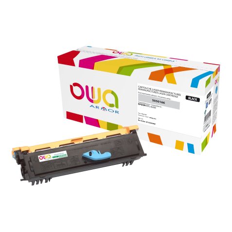 Toner remanufacturé OWA - haute capacité - Noir - pour EPSON C13S050166