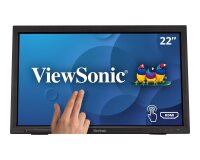 Viewsonic TD2223-2 écran plat de PC 55,9 cm (22") 1920 x 1080 pixels Full HD LCD Écran tactile Noir